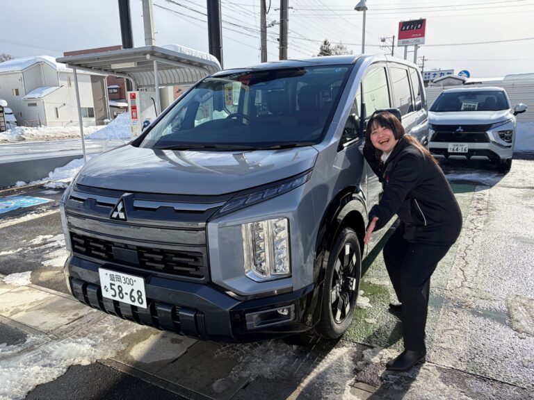 新型デリカD：5本日から試乗出来ます🌟